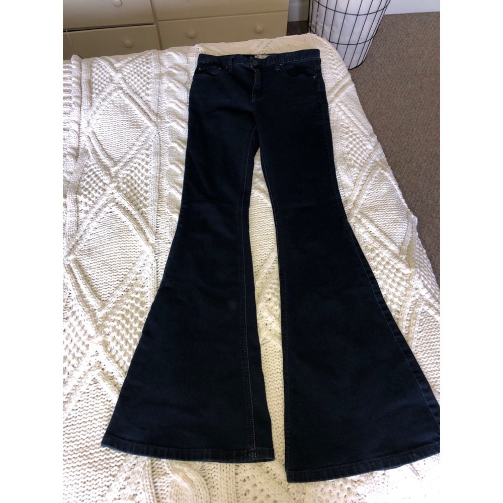 Free People Flare Blue Jeans